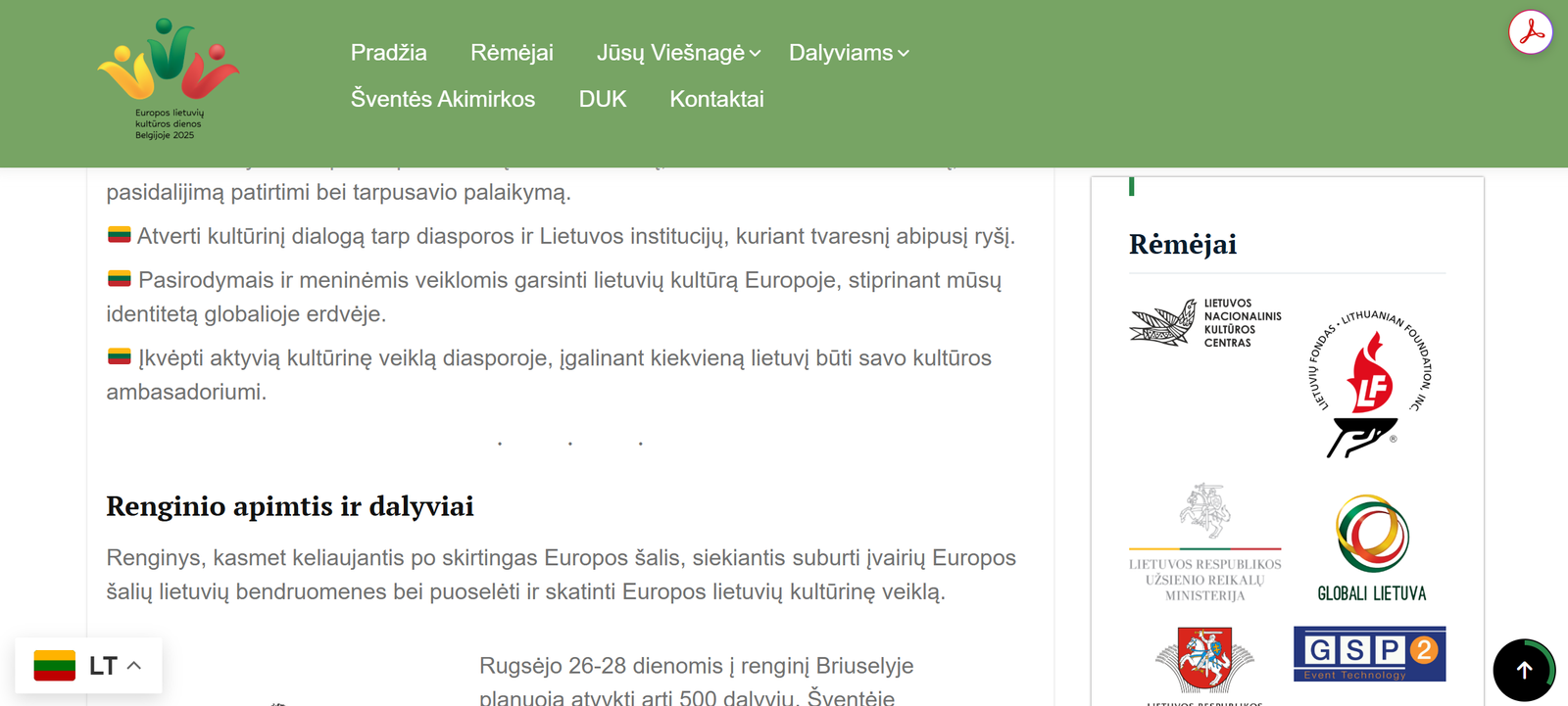 European Lithuanian Culture Days 2025 Preview